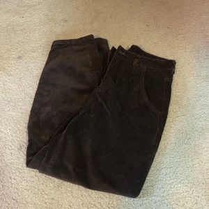 Brown corduroy jeans